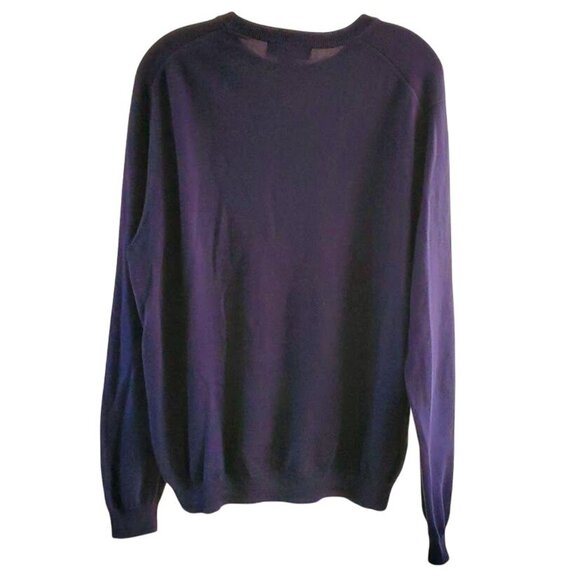 Brooks Brothers Supima Cotton Crewneck Sweater Men’s Size Large – Navy Blue - Picture 2 of 5